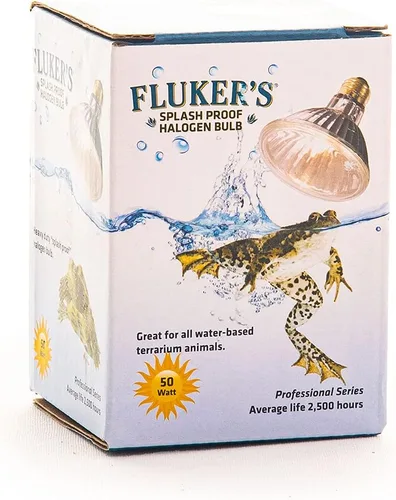 Miniatura 2 de Fluker's Bombilla halógena resistente a salpicaduras para todos los animales terrarios a base de agua, 50 W