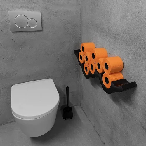 Miniatura 5 de Renova Papel higiénico coloreado perfumado de lujo 6 rollos de papel de baño de 3