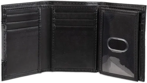 Miniatura 5 de Dickies Cartera triple de cuero para hombre Negro