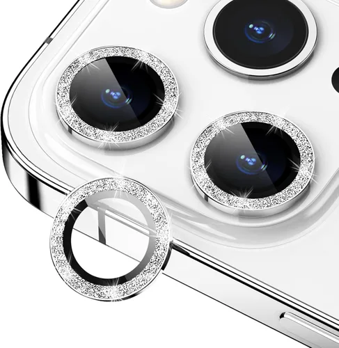 Miniatura 10 de Protector de Lente de Cámara Bling para iPhone 17 Pro / 17 Pro Max, Anillo de Metal con Diamante Individual con Dureza 9H, Protector de Pantalla