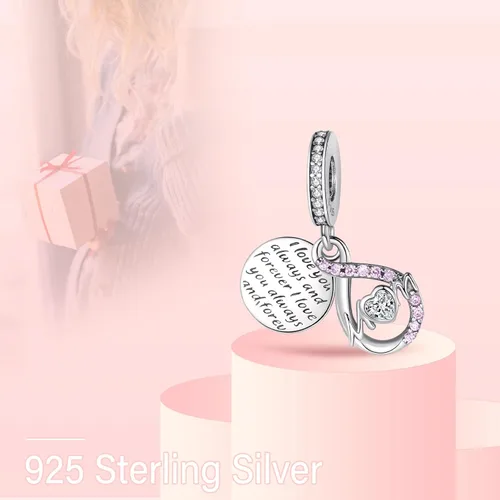 Miniatura 2 de MITSOKU Love Family Friends & Sisters - Colgantes colgantes para mujeres, pulseras, collares, collares de plata de ley 925, joyería de regalo