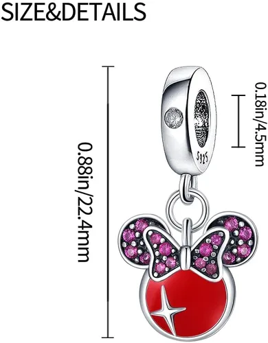 Miniatura 23 de LIGHTDOG Abalorios de plata de ley 925 para pulseras Pandora, collares para mujer, cuentas colgantes, cuentas de joyería, regalos para mujeres