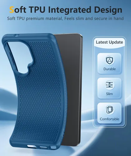 Miniatura 565 de FNTCASE Funda para iPhone 17 Pro: Fundas delgadas translúcidas de color azul claro compatibles con MagSafe, protección completa de la cámara