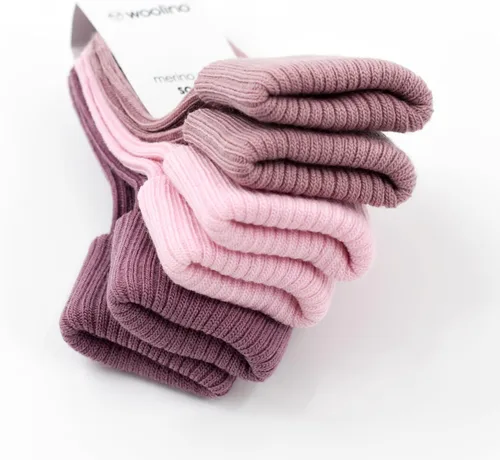 Miniatura 2 de Woolino Calcetines de lana para bebé, lavables de lana merina, para niños pequeños, recién nacidos a 8 años (paquete de 3)