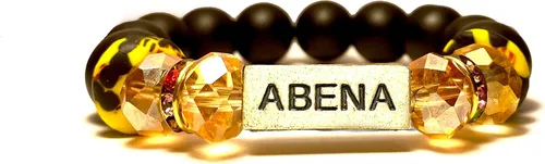 Miniatura 23 de Pulseras africanas tradicionales con nombre nacido en el día para mujeres de Ghana, materiales naturales, ajuste cómodo y holgado