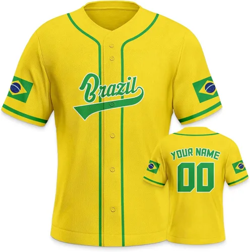 Miniatura 20 de Custom 2026 World Baseball Jersey Sports Shirt for Fans Men Youth Women Gifts Personalize Your Name Number S-6XL España