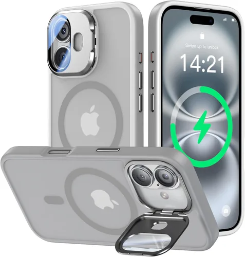 Miniatura 51 de VOFATA - Funda magnética para iPhone 17 Pro Max, cubierta para cámara con soporte, protección completa para la cámara, compatible con MagSafe