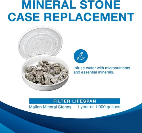 Miniatura 2 de Zen Water - Maifan Mineral Stones Reemplazo exclusivo para sistema de filtro de agua Zen, sistema portátil de purificación de agua esencial