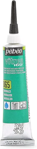Miniatura 7 de Pebeo Vitrea 160, Juego de 10 Delineadores de Pintura para Vidrio, Tubos de 20 ml 0.67 fl oz (Paquete de 10)