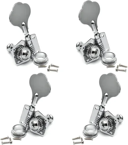 Miniatura 11 de MAXCHEER Afinadores de Guitarra y Bajo, Clavijas de Afinación de Guitarra Bajo, Clavijero Sellado de Relación, Repuesto de Cabezal de Máquina