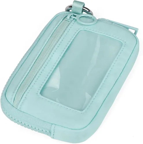 Miniatura 3 de La Cartera Iris con Cremallera y Ranura para Tarjetas con Ventana para Identificación, Monedero para Mujer con Cremallera, Llavero Mini Portátil