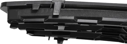 Miniatura 8 de KUAFU Rejilla delantera inferior del radiador compatible con Ford Mustang 2015-2017 Reemplazo para FR3Z-17K945-BA de plástico ABS negro