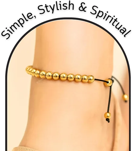 Miniatura 130 de Amazing Gemstone Crystal Anklet Ankle Bracelets for Women - Waterproof Beaded Healing Crystal Anklets, Plus Size Chakra Gemstone Bead Anklet
