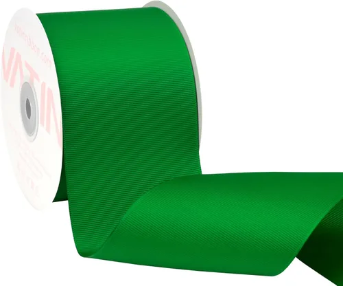 Miniatura 241 de Vatin - Rollo de cinta de grogrén, rollos de 25-50 yardas, perfecto para decoración de bodas, coronas, baby showers, envolturas de paquete de regalo