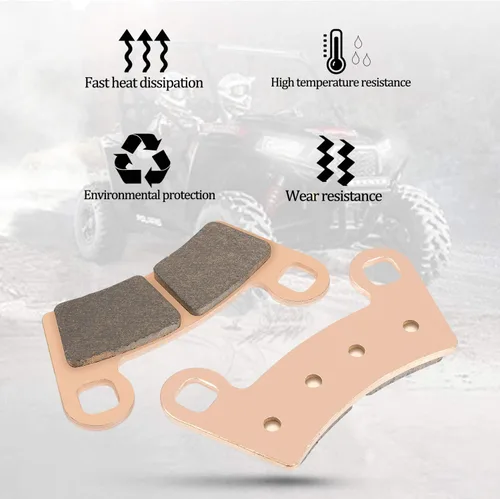 Miniatura 3 de Ransoto 2203318 Pastillas de freno sinterizadas compatibles con Polaris RZR 900 RZR S 900 S 1000 2015-2024 Reemplaza 1911085 1911197 2206025 2203930
