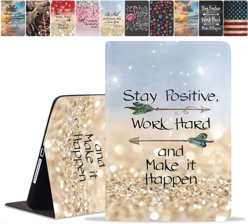 Miniatura 10 de Funda para Samsung Galaxy Tab A8 de 10.5 pulgadas (SM-X200/X205/X207), funda delgada de piel sintética con función de encendido y apagado automático