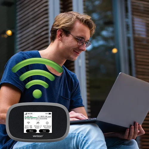 Miniatura 6 de Verizon Wireless Jetpack Inseego MiFi 8800L Hotspot móvil VPN gratuito para viajes WiFi portátil móvil 4G Desbloqueado globalmente Velocidad