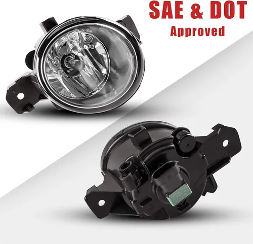 Miniatura 3 de DLAA Faros antiniebla para NISSAN ROGUE/X-TRAIL 2014 2015 2016 antiniebla reemplazo lente transparente estilo OE H11-12V55W