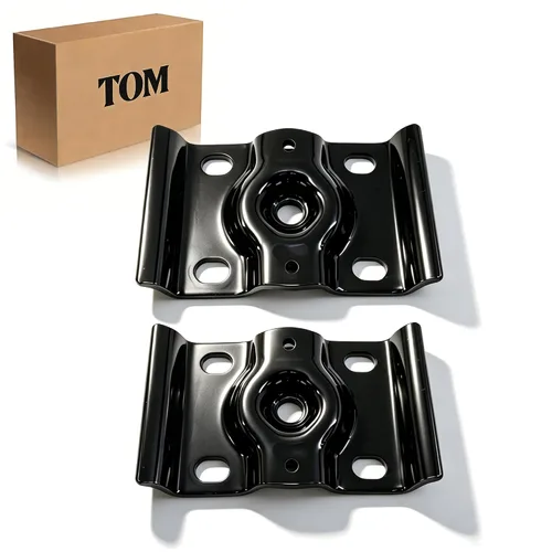 2 soportes de placa superior con resorte de eje trasero en U, compatible con Ford F-250 F-350 Super Duty 1999-2010 Excursion 2000-2005 Sustituye a