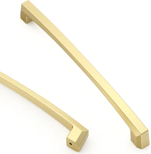 Miniatura 48 de Asidrama - Paquete de 2 manijas de gabinete de cocina de níquel satinado cepillado de 3 pulgadas (76 mm), tiradores de gabinete, herrajes