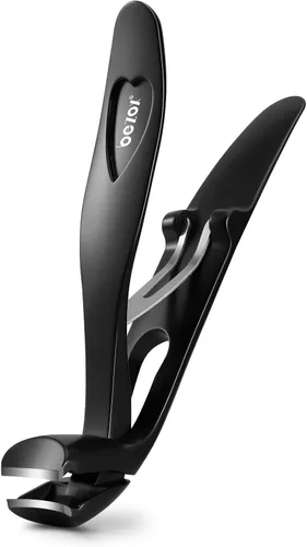 BEZOX Cortauñas de Cabeza Angulada para Uñas de los Pies para Personas Mayores para Uñas Gruesas - Cortauñas Ergonómico para Uñas de los Pies para