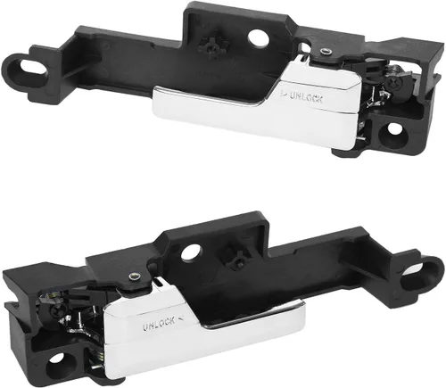 ATRACYPART Paquete de 2 manijas interiores para puerta, lado del conductor y del acompañante - Compatible con Ford Fusion 2006-2012 Mercury Milan