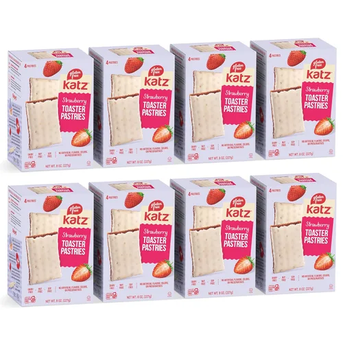 Miniatura 14 de Katz Gluten Free Pasteles tostadores de canela sin escarchar. Bocadillos escolares. Libre de lácteos, cacahuetes, nueces de árbol y sésamo, sin