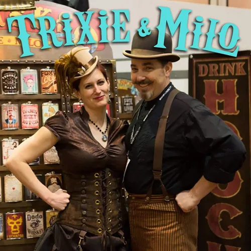 Miniatura 5 de Trixie and Milo Tazas de café: tazas de café de estilo vintage con humor combinado. Gran idea de regalo para hombres, mujeres y cualquier amante