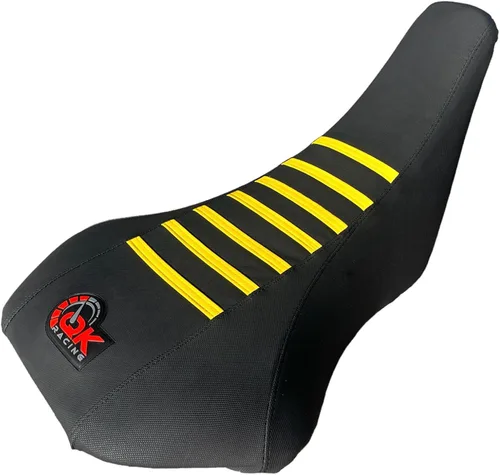 Funda de asiento compatible con Suzuki LTZ 400 Z400 2003-2008 - Protector de asiento de ATV a medida (negro/amarillo)
