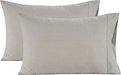 Miniatura 23 de Lane Linen - Juego de 2 fundas de almohada, 100% algodón orgánico puro, tamaño king, color amarillo claro/vainilla (20 x 36 pulgadas)