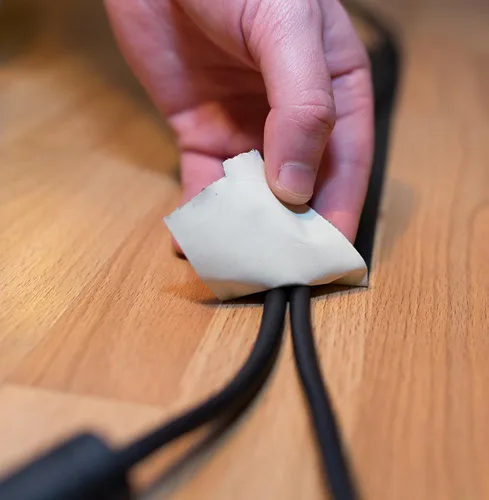 Miniatura 2 de TapePlus Gaffer Cinta adhesiva alternativa - 4 pulgadas x 40 yardas, negro - Adhesivo resistente al agua para cables AV y eléctricos, accesorios e