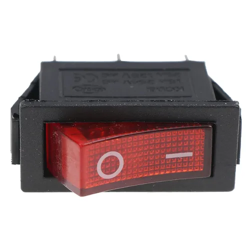 Miniatura 5 de Paquete de 4 interruptores basculantes 120927-24 de 120 voltios iluminados para chimeneas eléctricas FMI Desa