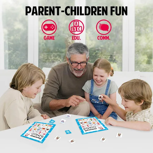 Miniatura 6 de Joy Bang Juego de Bingo de Navidad para Niños y Adultos - Juego de Bingo de Muñeco de Nieve Juegos de Actividades de Manualidades Navideñas