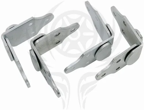 Miniatura 3 de Estante de Remolque Utilitario de 8 Piezas con Paneles Laterales de Madera, Pestillo de Puerta de Cama de Estacas, Conector de Esquina, Cuerpo