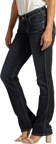 Miniatura 2 de Silver Jeans Co. Jeans ajustados de tiro medio Suki para mujer, Ind