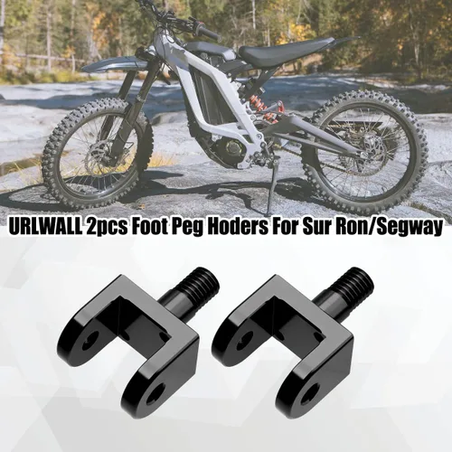 Miniatura 2 de 2 piezas de soporte para clavijas de pie para Sur Ron Light Bee X y S Segway X160 X260 Honda CRF150F 03-19 CRF230F 03-19, abrazaderas antióxido