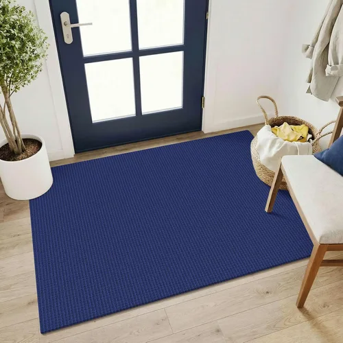 Miniatura 113 de KOZYFLY - Tapetes para entrada, lavable, tejido, con respaldo de goma antideslizante, de algodón, interiores, cocina, entrada, vestíbulo y puerta