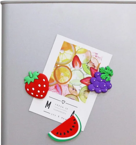 Miniatura 6 de Penta Angel Imanes de goma para refrigerador, 10 unidades, imanes grandes para refrigerador, calcomanías para pizarra blanca para oficina, gabinete