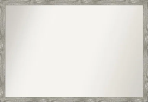 Miniatura 316 de Amanti Art Espejo personalizado, espejo de baño gris plomo a rayas, espejo de pared o espejo de tocador de baño sobre el fregadero