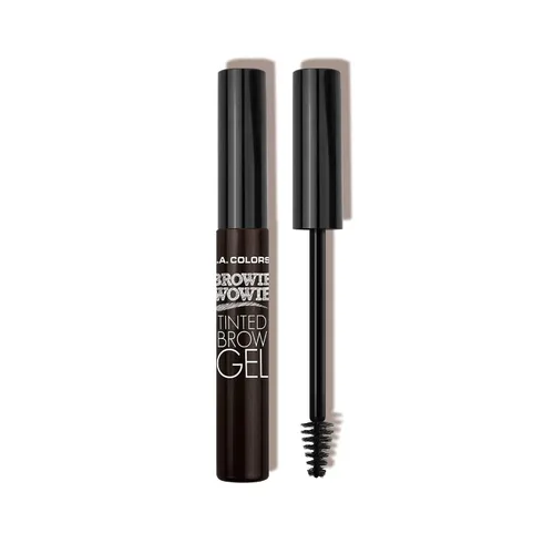 L.A. COLORS Browie Wowie - Gel para cejas tintado, marrón oscuro CBG413