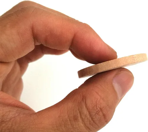 Miniatura 7 de Monedas de madera natural de 1.5 pulgadas sin terminar, piezas redondas de madera para proyectos de manualidades y artes, 50 por paquete.