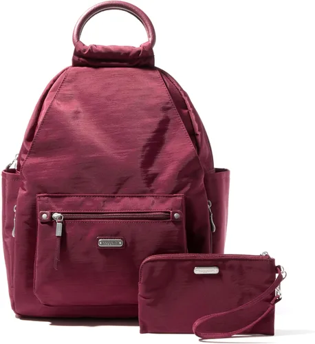 Miniatura 46 de Baggallini Mochila todo el día para mujer con pulsera de teléfono RFID, Negro, talla única