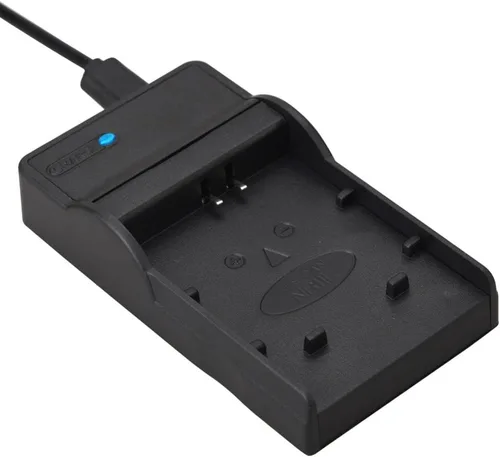 Miniatura 2 de Cargador de batería micro USB delgado inteligente para cámara digital Sanyo Xacti VPC-T1495, VPC-T1496, VPC-TP1000