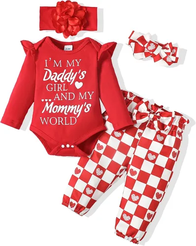 Miniatura 8 de SUNNY PIGGY Ropa para bebé recién nacida, con volantes, mameluco de algodón floral, conjunto de pantalones de algodón para niñas