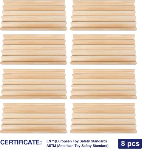 Miniatura 3 de GOTHINK Juego de 8 bandejas de madera para dominó de tren mexicano, juegos de dominó, azulejos de dominó, accesorios de tren mexicano para adultos