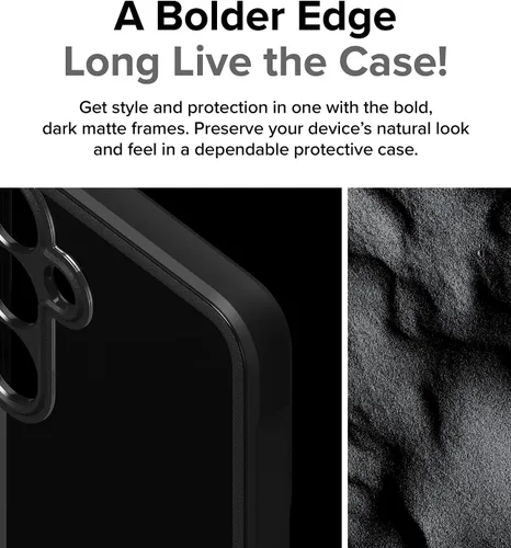 Miniatura 5 de Ringke Fusion Bold - Funda antideslizante para Samsung Galaxy S24, resistente al aceite y a la suciedad, agarre mejorado, antideslizante, color negro