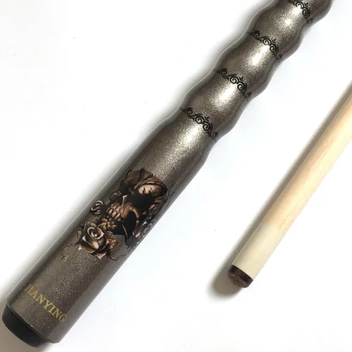 Miniatura 14 de Palo de billar de 58", kit de tacos de billar ergonómicos de madera dura de arce de 2 piezas de 13 mm, 19/20/21 onzas