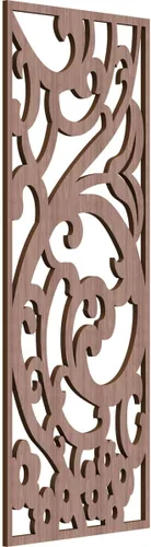 Miniatura 43 de Bridgewater - Paneles de pared decorativos de madera con calado, 9 3/8 pulgadas de ancho x 24 3/8 pulgadas de alto x 1/4 de alto, nogal