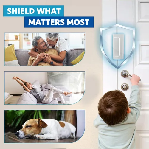 Miniatura 8 de Dwell+Good Cerraduras de Puerta (Paquete de 2) - Fáciles de Instalar Cerraduras de Puerta de Seguridad de Aluminio para el Hogar para Puerta Blanco