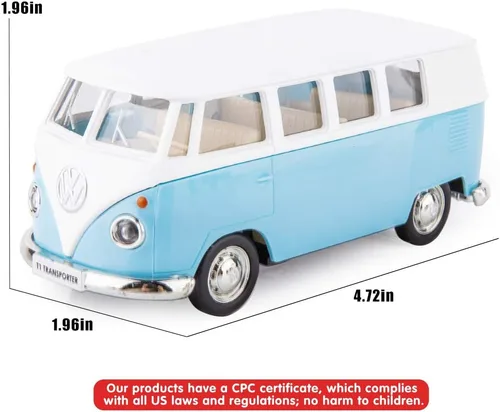 Miniatura 2 de TGRCM-CZ - Modelo de coche de fundición a escala 1/36, coche de juguete de aleación de zinc para niños, camión de juguete de tracción para regalo